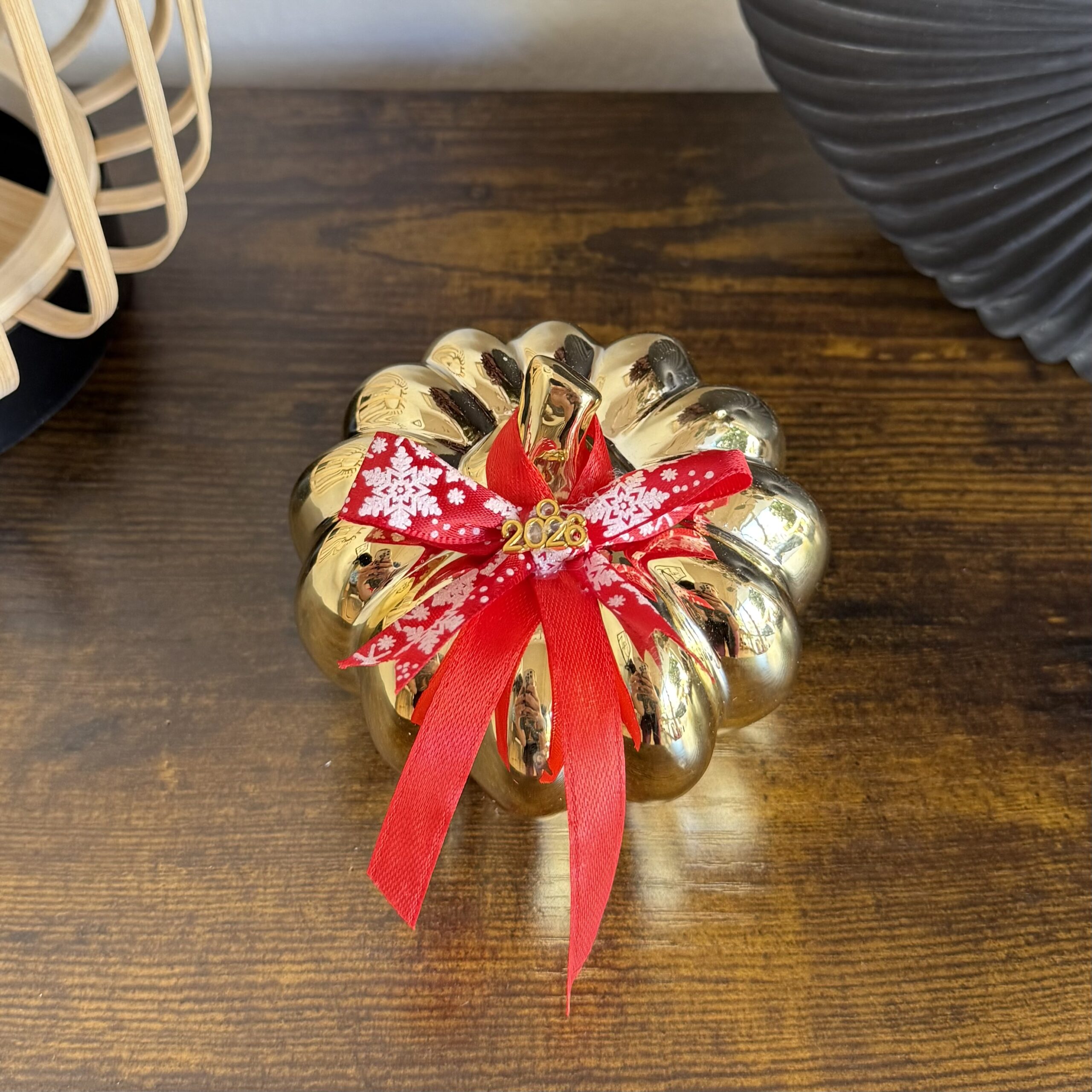 Γούρι κολοκύθα χρυσή - Image 2