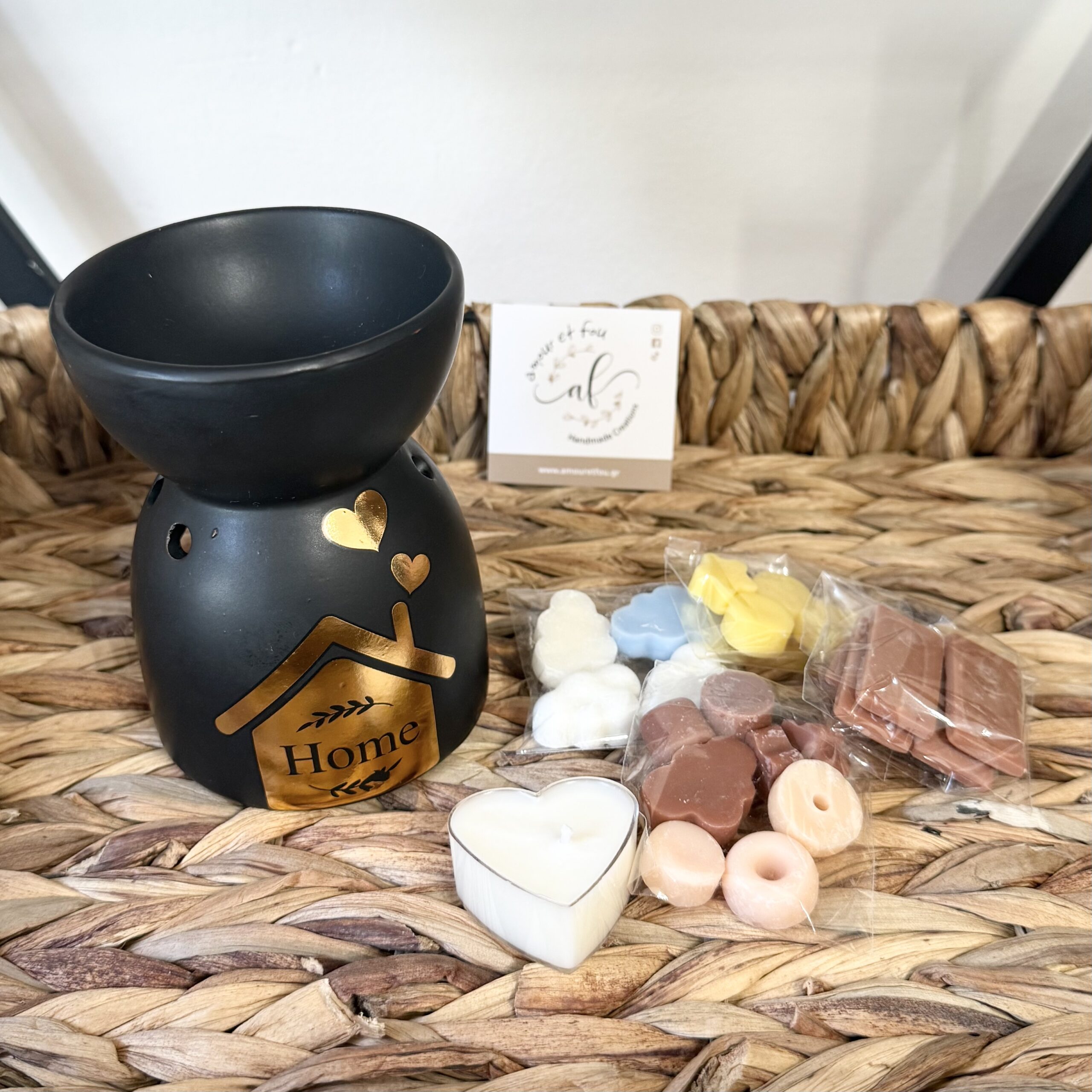 Set καυστήρας & wax melt (2)