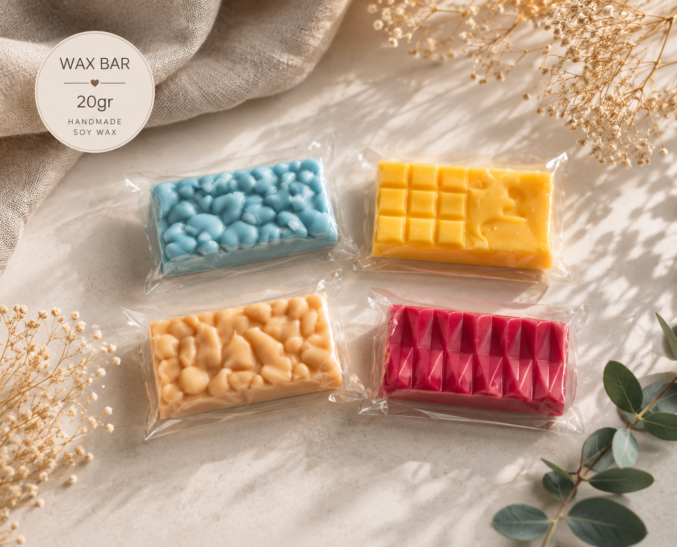 Wax bar 20gr pink grapefruit