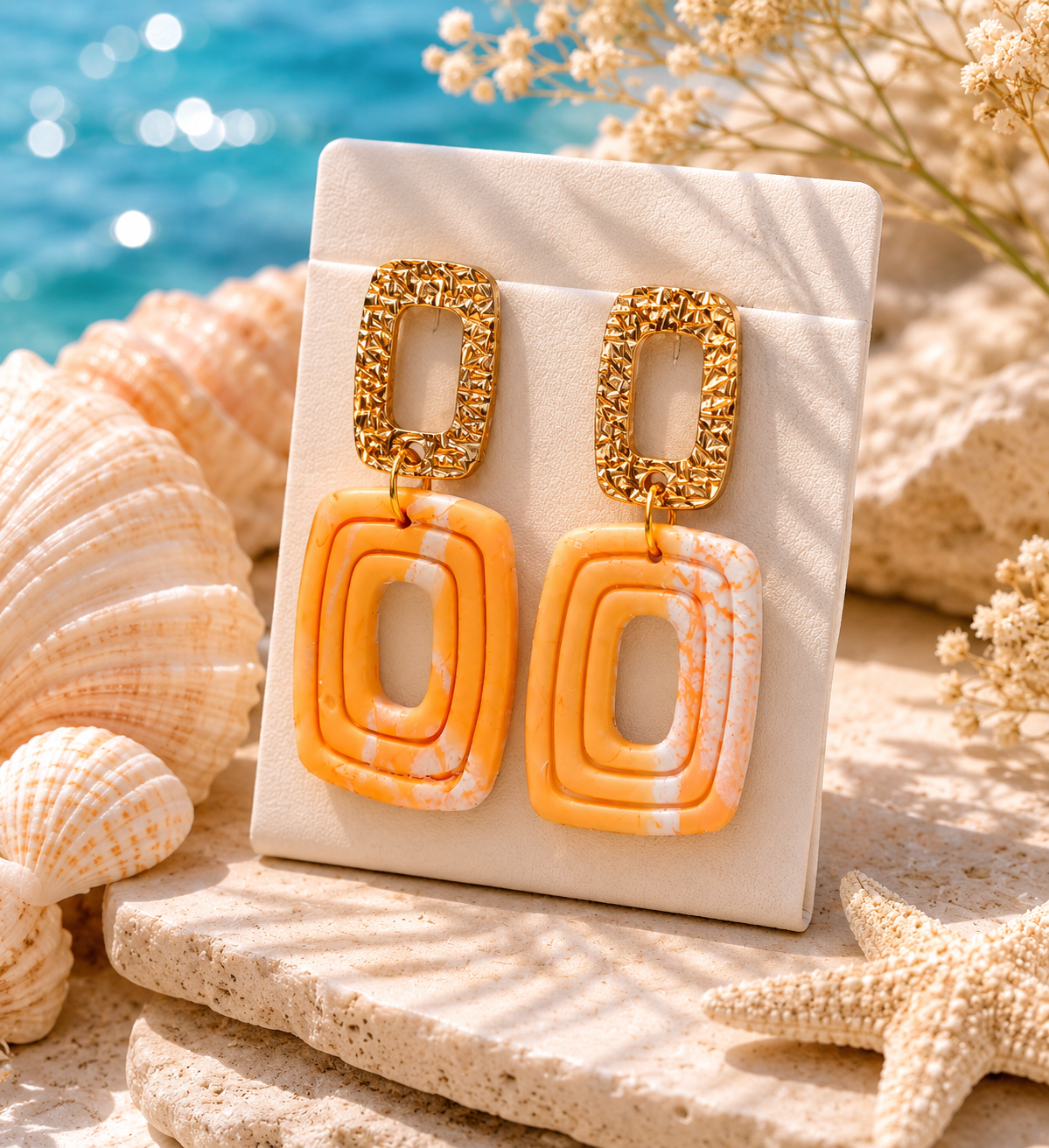 Σκουλαρίκια Citrus Chic